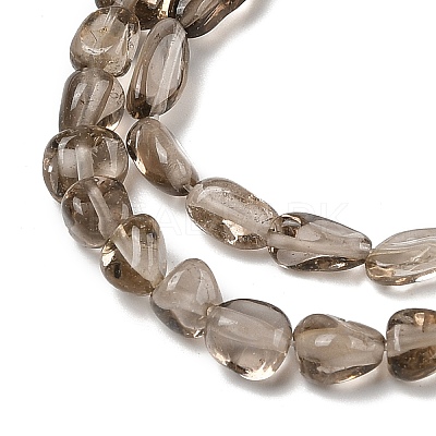 Natural Smoky Quartz Beads Strands G-H085-D01-01-1