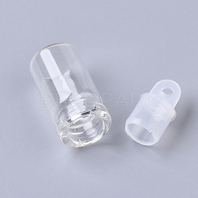 Glass Bottle Pendant Decoration X-CON-T001-001-1