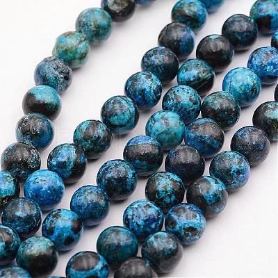 Natural Variscite Bead Strands G-P300-04-10mm-1
