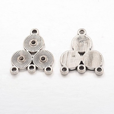 Alloy Rhinestone Connector Settings X-EA10684Y-1