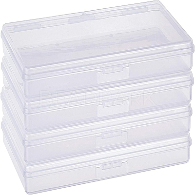 Transparent Plastic Bead Containers LS-CON-BC0006-06C-1