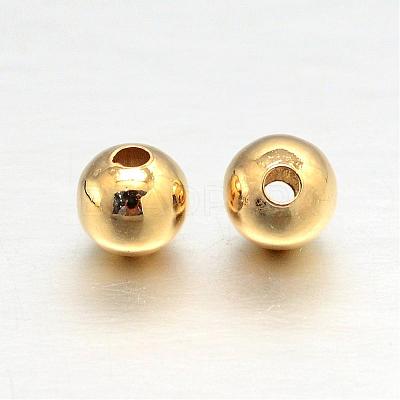 Brass Round Spacer Beads KK-L147-197-4mm-NR-1