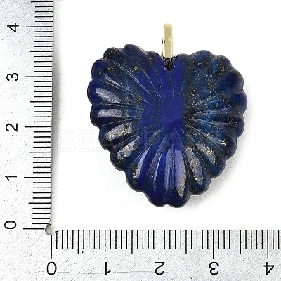 Dyed Natural Lapis Lazuli Carved Pendants G-C276-01G-02-1