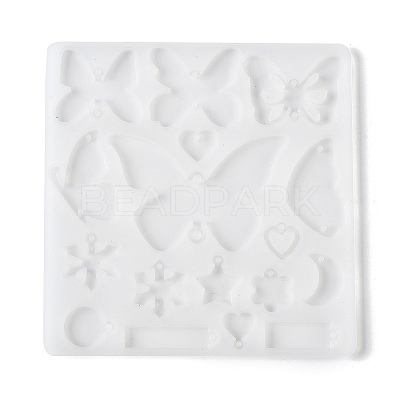 DIY Silhouette Silicone Pendant Molds SIMO-H016-02C-1