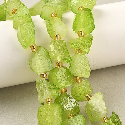 Raw Rough Natural Quartz Crystal Beads Strands G-Z131-J01-09-1