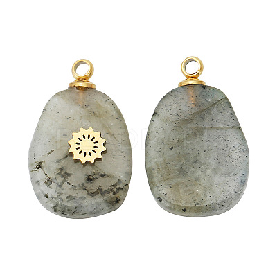 Natural Labradorite Pendants FIND-PW0015-01A-05-1