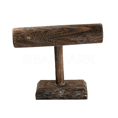 T-Shaped Bar Wood Bracelet Display Stands BDIS-F005-01B-1