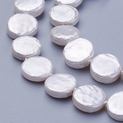 Shell Pearl Beads Strands BSHE-P030-01A-1