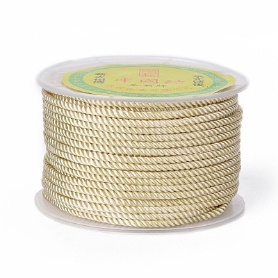 Polyester Milan Cord for DIY Jewelry Craft Making OCOR-F011-D08-1