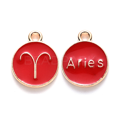 Alloy Enamel Pendants LS-ENAM-S124-01B-07A-1