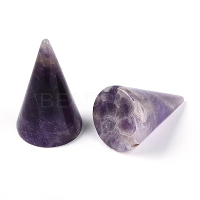 Natural Amethyst Ring Display Stands G-T144-06E-1