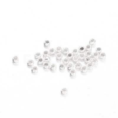 Rondelle Brass Crimp Beads KK-L134-33S-01-1