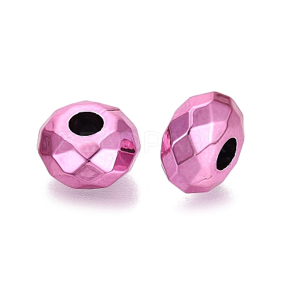 UV Plating Acrylic European Beads OACR-E033-22-05-1