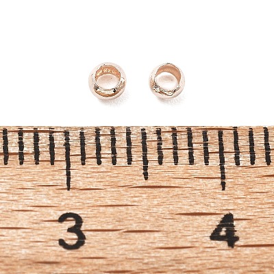 Brass Crimp Beads KK-S509-01RS-01-1