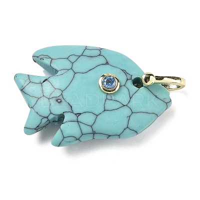 Natural & Synthetic Gemstone Carved Pendants G-G460-01G-1