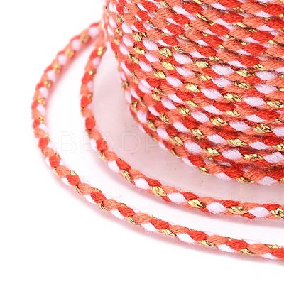 4-Ply Polycotton Cord with Metallic Thread OCOR-Z003-C02-1