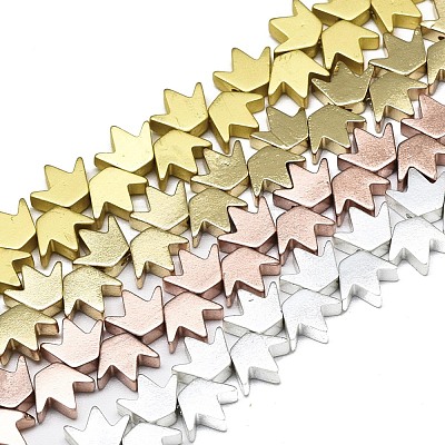 Electroplate Non-magnetic Synthetic Hematite Beads Strands G-S372-002-02-1