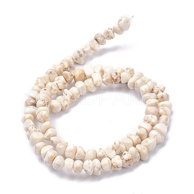 Natural Magnesite Beads Strands X-TURQ-P001-02A-11-1
