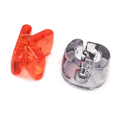 Acrylic European Beads MACR-L016-08-1