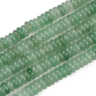 Natural Green Aventurin Beads Strands G-Q159-B28-01-1