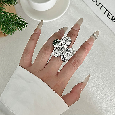 304 Stainless Steel Finger Rings FS-WGE331D-04-1
