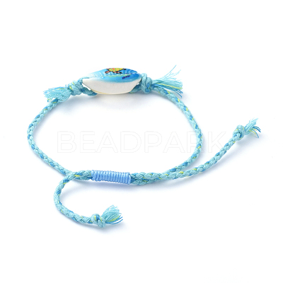 Adjustable Braided Bead Bracelets BJEW-JB05152-02-1