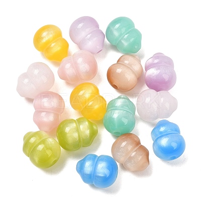 Two Tone Resin Beads RESI-P046-08A-M-1