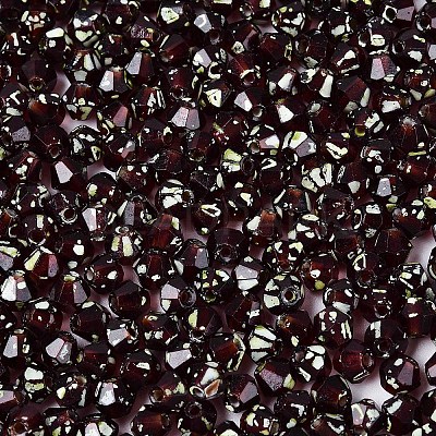 Picasso Baking Paint Glass Seed Beads SEED-N007-37B-1