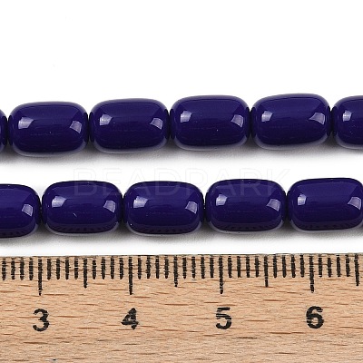 Opaque Glass Beads Strands X-GLAA-Z015-02D-1