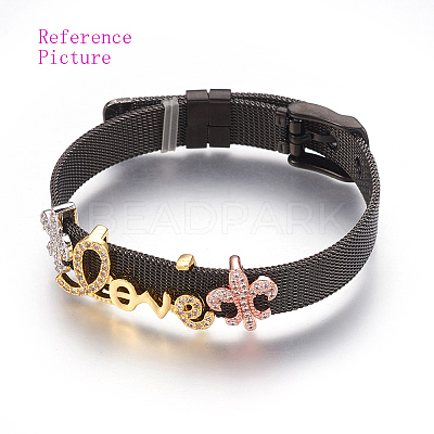 304 Stainless Steel Watch Bands X-WACH-P015-02RG-1