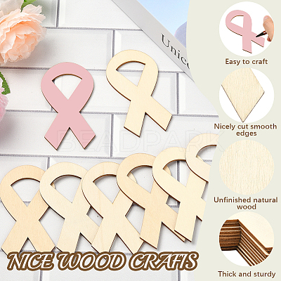 Unfinished Blank MDF Pendants Set for Painting Arts WOOD-WH20008-13D-1