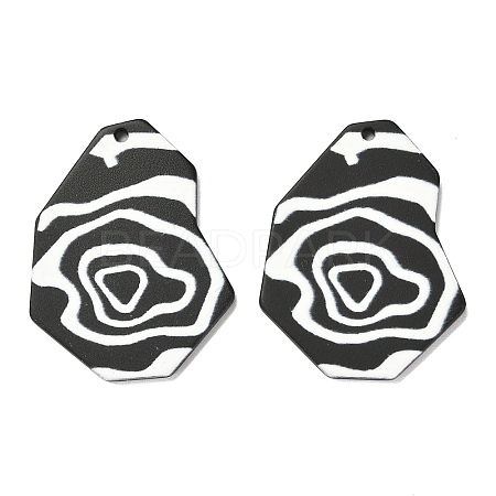 Opaque Acrylic Pendants X-SACR-L003-06-1