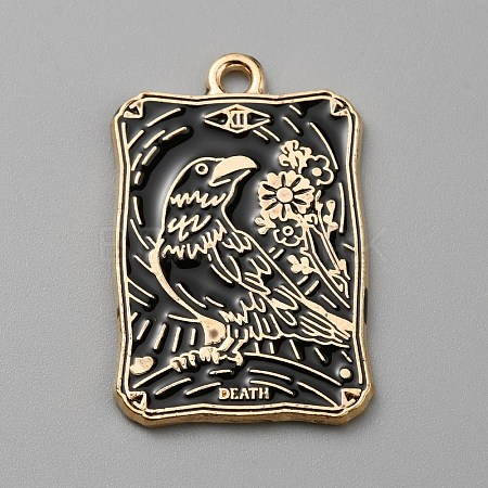 Alloy Enamel Pendants ENAM-WH0064-24F-1