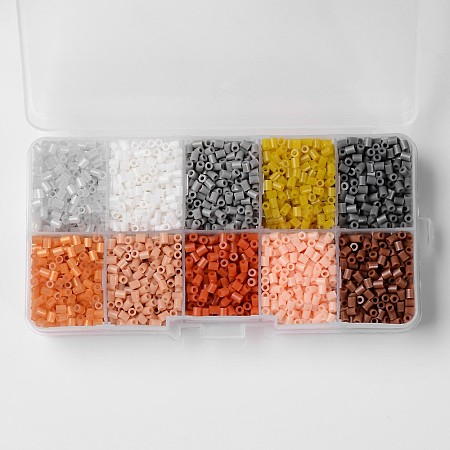 10 Color PE DIY Melty Beads Fuse Beads Refills DIY-X0243-B-1
