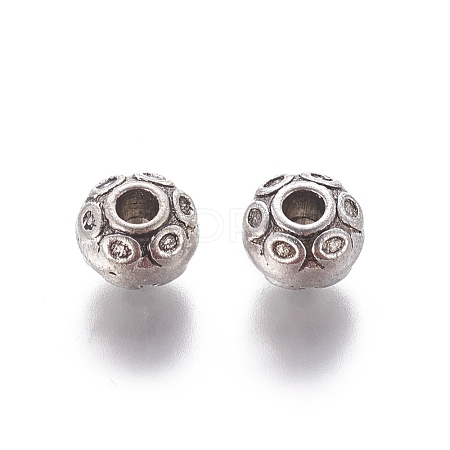 Tibetan Style Alloy Spacer Beads X-LF0713Y-NF-1
