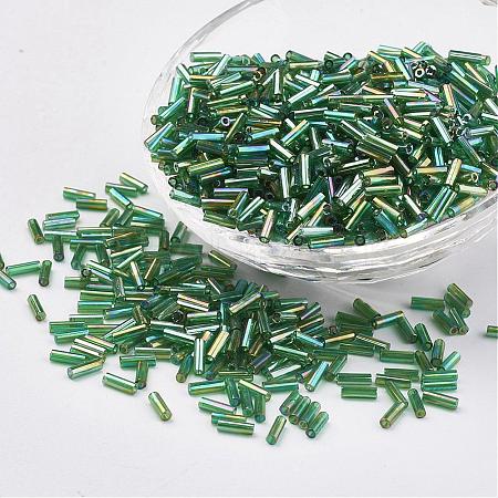 Glass Bugle Beads SEED-E001-12mm-167-1