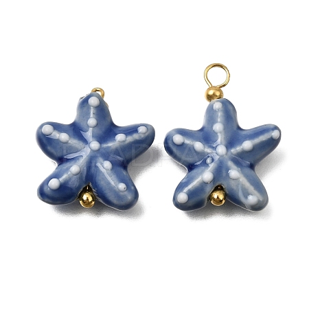 Handmade Porcelain Pendants PR-CBA0027-04G-03-1