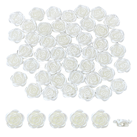 200Pcs ABS Imitation Pearl Beads OACR-DC0001-26-1