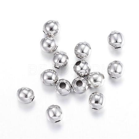 Tarnish Resistant 304 Stainless Steel Beads STAS-F084-14P-1