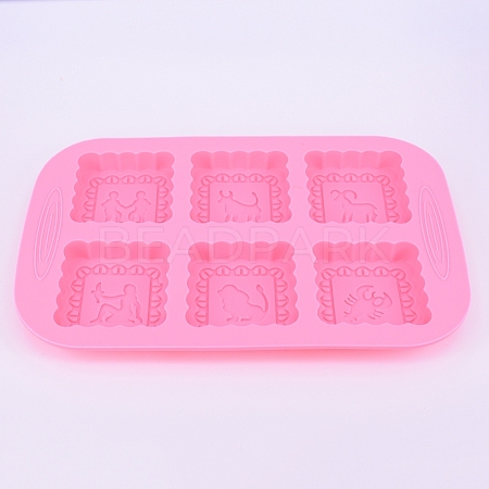 Constellations Pattern Food Grade Silicone Molds DIY-WH0167-90B-1