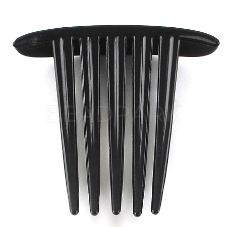 Hair Accessories Plastic Hair Comb Findings X-OHAR-S185-08-1