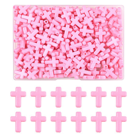 200Pcs Opaque Acrylic Beads SACR-FS0001-39B-1