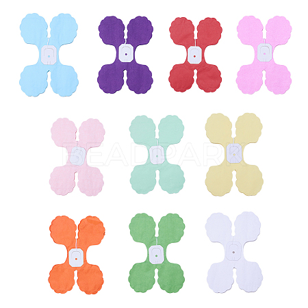 Clover Paper Pull Flowers AJEW-NB0001-29-1