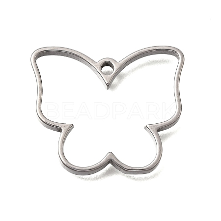 304 Stainless Steel Hollow Pendants STAS-D381-02D-P-1