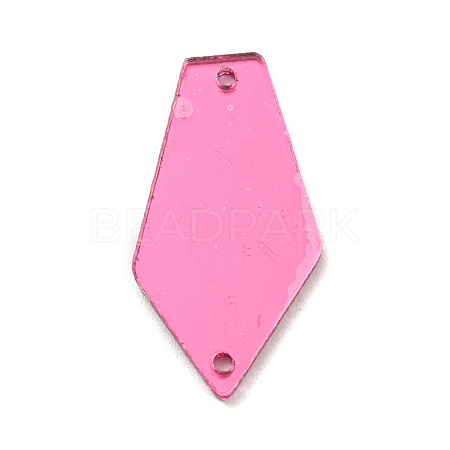 Pentagon Tie Acrylic Sew On Mirror Rhinestones MACR-G065-07A-02-1