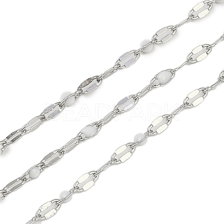 Brass Dapped Chains AJEW-Q153-02P-17-1