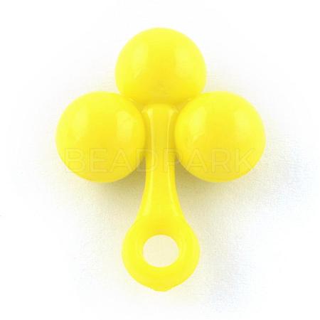 Opaque Acrylic Pendants SACR-Q165-C17-1
