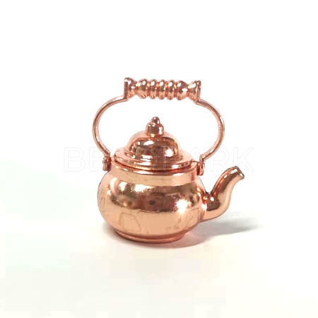 Alloy Miniature Teapot Ornaments BOTT-PW0001-161-1