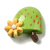 Cute Opaque Resin Tree Cabochons RESI-L040-02A-1