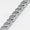 Electroplate Non-magnetic Synthetic Hematite Beads Strands G-J172-4x4mm-02-3